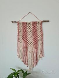 Arazzo macrame rosa