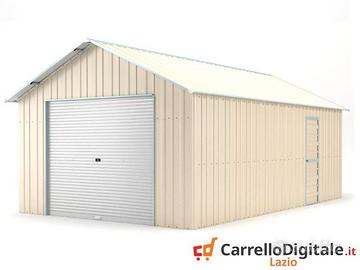 Baracca cantiere box 438x724 con saracinesca beige