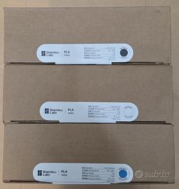 3 Bobine Filamento 3D Bambulab, Sigillate