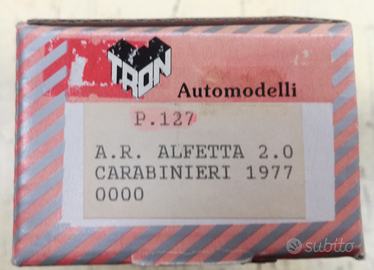 TRON P. 127 Alfetta carabinieri