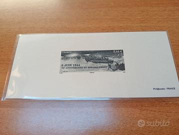 Prova francobollo Sbarco in Normandia