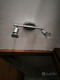 Plafoniera 2 faretti led
