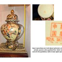 Vaso in porcellana cinese Royal Satsuma