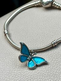 Charm Farfalla argento compatibile Pandora