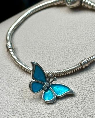 Charm Farfalla argento compatibile Pandora