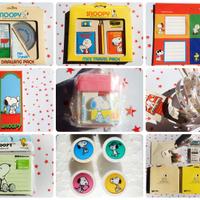 SNOOPY PEANUTS Vintage 1980 cartoleria collezione