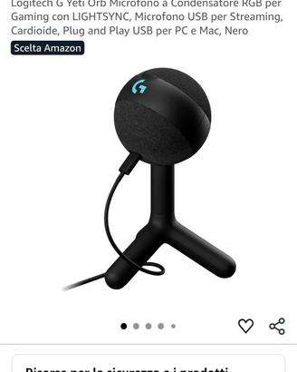 Microfono logitech Yeti Orb 