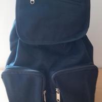 Zaino marca Organic nuovo in tela Blu/Jeans Verde