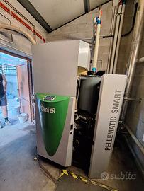 Impianto completo caldaia Ökofen 14kW + accumulo