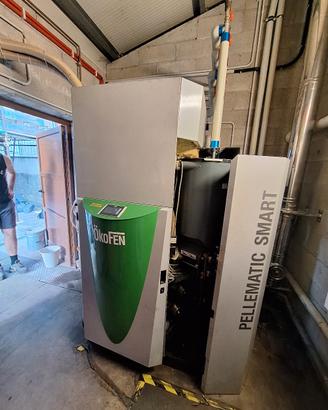 Impianto completo caldaia Ökofen 14kW + accumulo