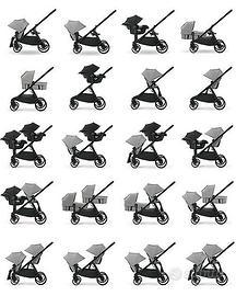 Baby Jogger City Select gemellare completo