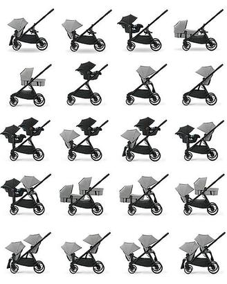 Baby Jogger City Select gemellare completo