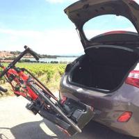 Portabici per gancio traino porta 2 o 3 bici nuovo