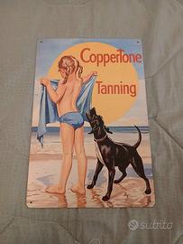 Targa Metallica Vintage Coppertone Tanning,