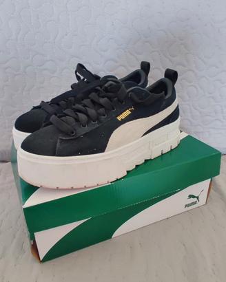 Sneakers Puma Mayze nere e bianche