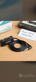 Microfono Stereo Vintage Aiwa CM-2 (Anni 80/90)