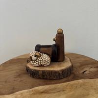 Fontana con agnello nature presepe classico Thun