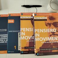 Pensiero in movimento 1A-1B +quaderno +philosophie