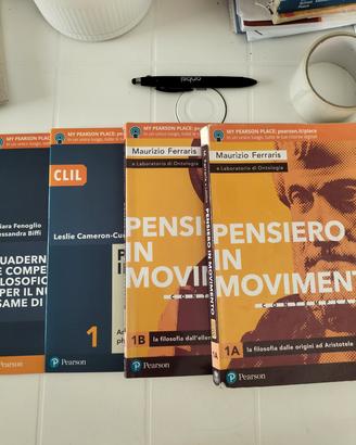 Pensiero in movimento 1A-1B +quaderno +philosophie