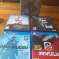 5 giochi play station 4 