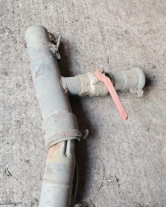 Tubi irrigazione con gomiti in acciaio