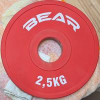 set 100kg Bumper piu bilanciere olimpionico