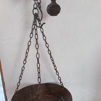 Bilancia stadera vintage in ferro – arredo rustico