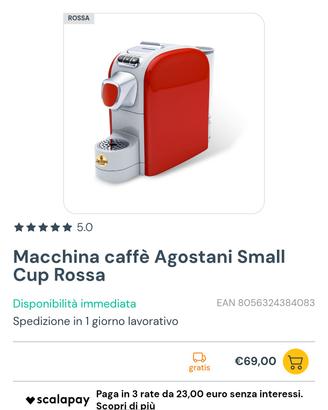 macchinetta caffè Agostani