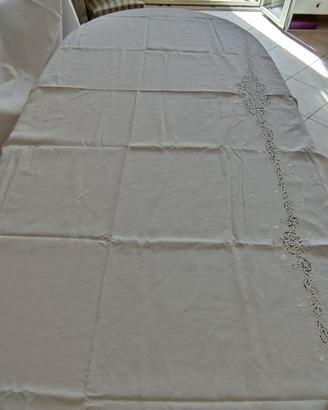 Lenzuolo matrimoniale + due federe pizzo burano