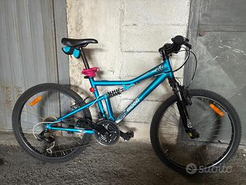 Bicicletta rockrider 24 mtb ammortizzata