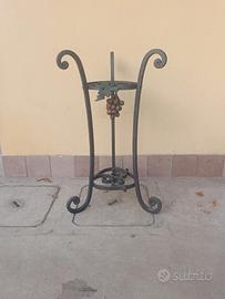 porta vasi in vero ferro battuto 