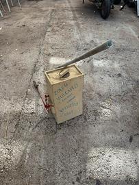 Macchina per dare lo zolfo alle piante