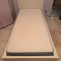 Letto singolo MALM Ikea bianco