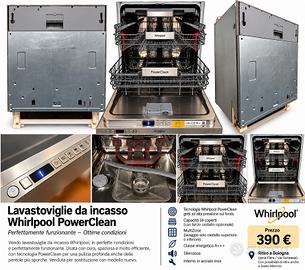 Lavastoviglie incasso Whirlpool PowerClean A+++