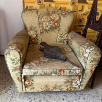 Poltrona letto singola vintage – anni ’60/’70