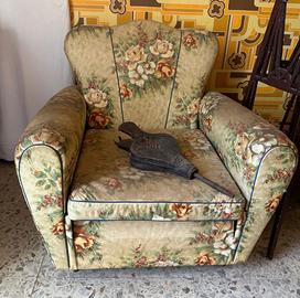 Poltrona letto singola vintage – anni ’60/’70