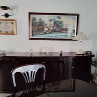 mobili da sala mogano lucido Corsini con divano 