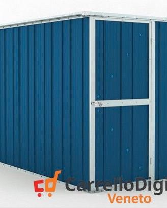 deposito attrezzi giardino 175x307cm 5,4mq blu