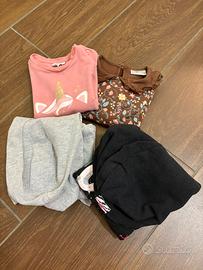 Set 4 felpe primavera bimba