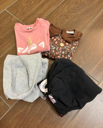 Set 4 felpe primavera bimba