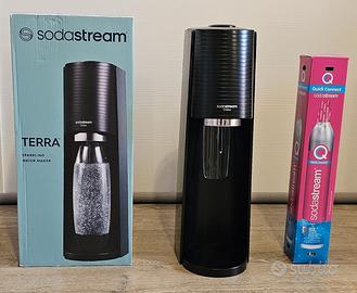 Gasatore d'acqua SodaStream Terra Nero + CO2