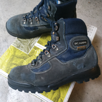 Pedule trekking blu Scarpa Vibram goretex tg. 37