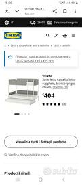 Struttura letto a 3 posti
