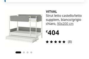 Struttura letto a 3 posti