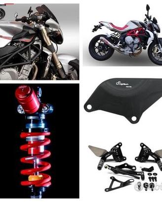 Mv Agusta Brutale scarico freni filtro pedane viti
