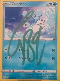 Carte Pokemon firmate 