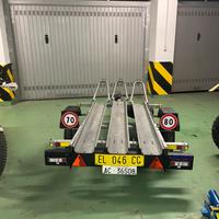 Rimorchio leggero per trasporto moto Michelini