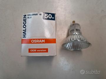 Stock n°10 lampadina OSRAM Halopar 16 ALU 50W