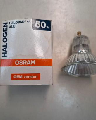 Stock n°10 lampadina OSRAM Halopar 16 ALU 50W