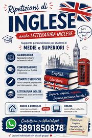 Ripetizioni Inglese Medie/Superiori